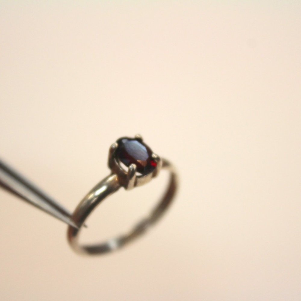 Sterling Silver Ruby Ring - image 3